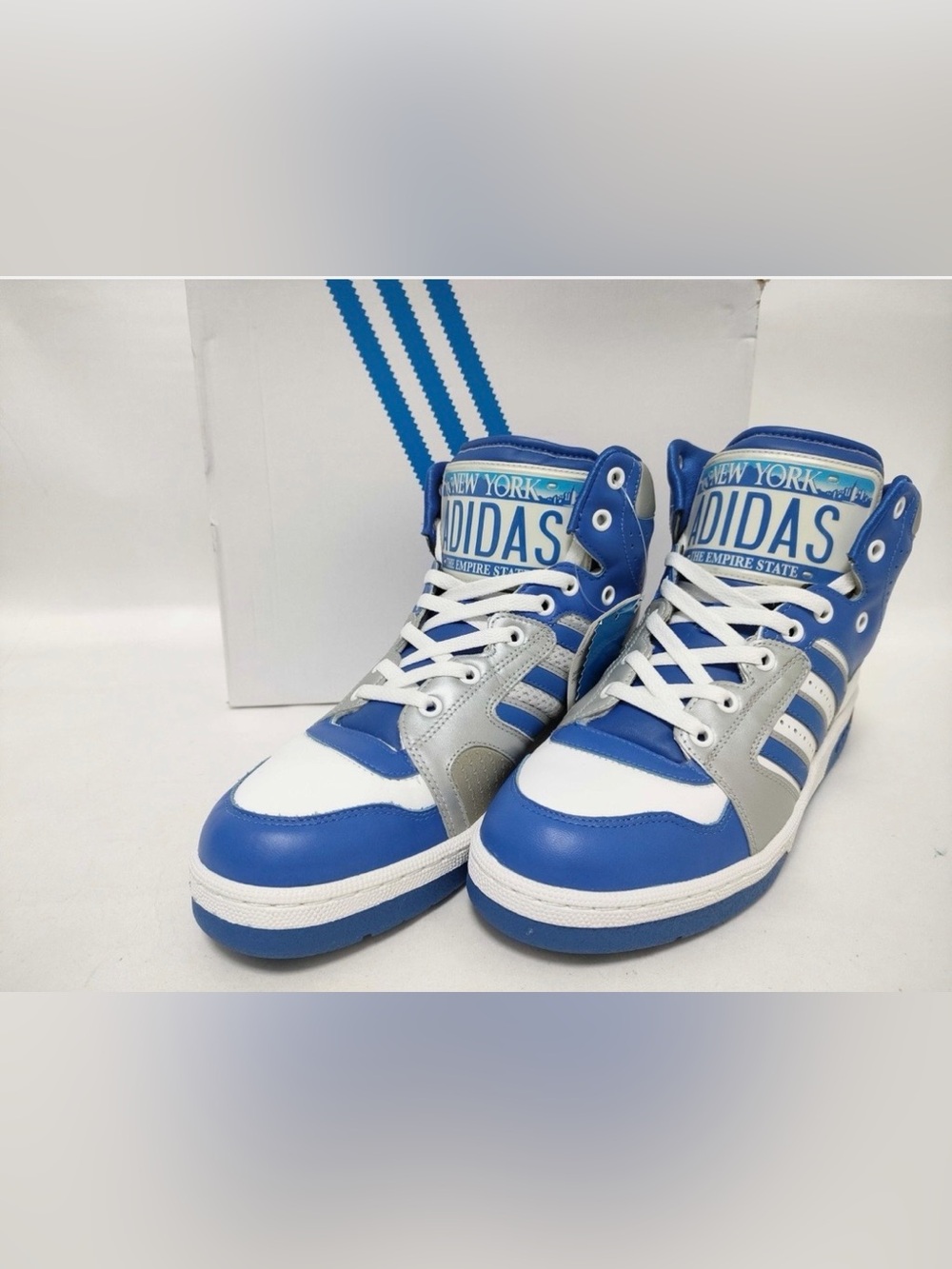Adidas Jeremy Scott JS License Plate New York G17179 Size US 10.5. Vintage 2010D